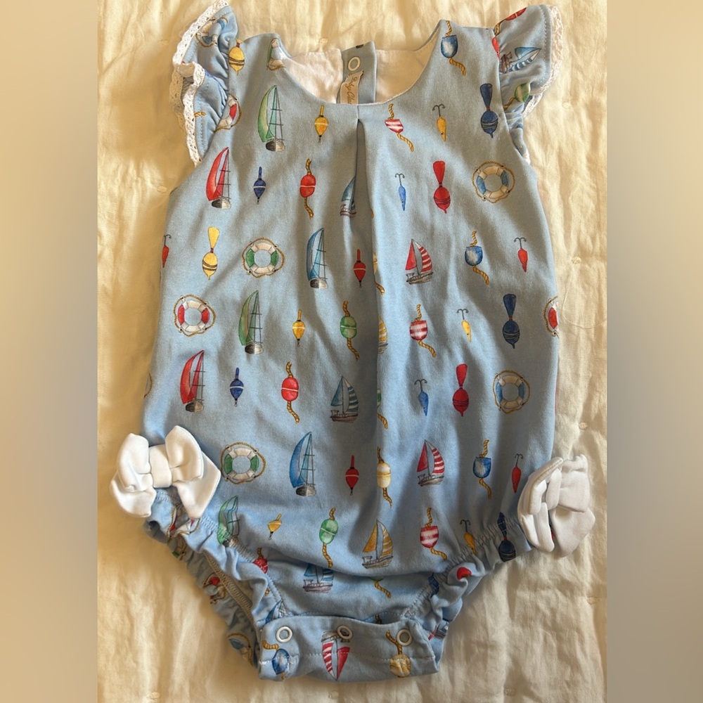 Boutique summer outfit size 9 mos